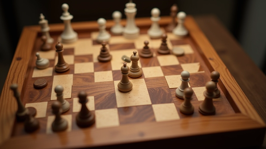 Draughts board at starting position showing all pieces arranged with clear symmetry and proper placement